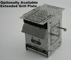 Firebox 5" Ti G2 Folding Firebox Stove -Grillzubehörladen 2G 5 3