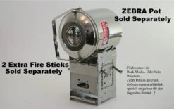 Firebox 5" Ti G2 Folding Firebox Stove -Grillzubehörladen 2G 5 6