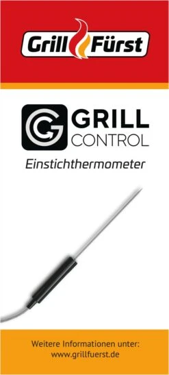 Napoleon Prestige Pro 825-3 Edelstahl Gasgrill Inkl. Drehspieß Und Bodenbeleuchtung - Modell 2023 - SMART Deal Inkl. Grillfürst Grill Control Mit Companion Device Und Einstichthermometer -Grillzubehörladen Grill Control Einstichthermometer