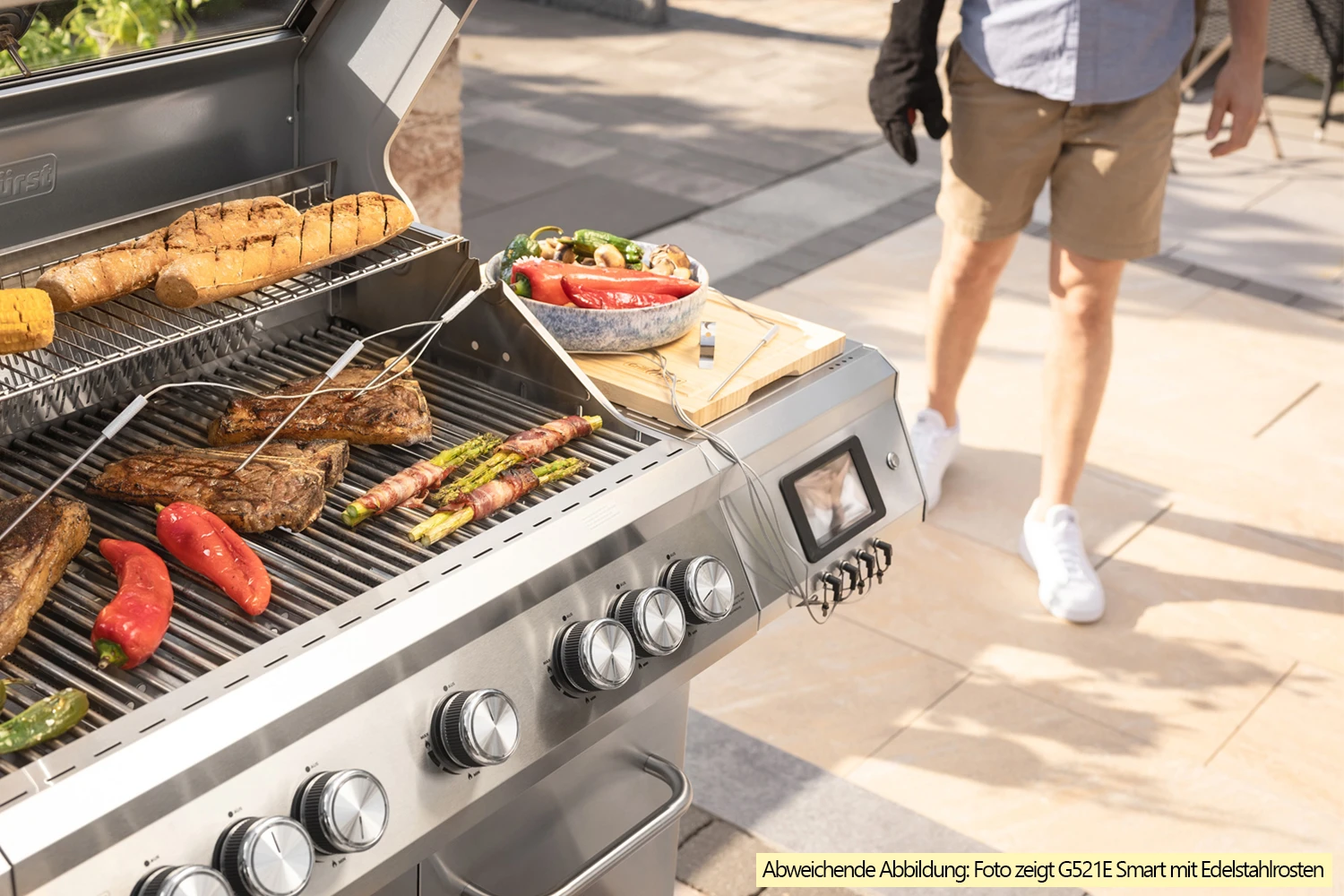 Grillfürst G521G Smart Grill - Mit Automatischer Temperatursteuerung, Hochtemperaturbrenner, Heckbrenner Und Gusseisen Rosten 11 Grillfürst G521G Smart Grill - Mit Automatischer Temperatursteuerung, Hochtemperaturbrenner, Heckbrenner Und Gusseisen Rosten – Bild 11