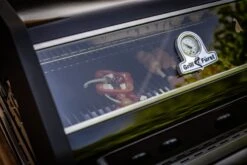 Grillfürst G490E 4-Brenner Einbaugrill - Black Edition - Mit Heckbrenner Und Edelstahl Rosten -Grillzubehörladen Grillfuerst Gasgrill Sichtscheibe