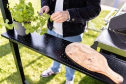 Grillfürst Premium Grillpavillon Aus Stahl Mit Wetterfestem Metalldach Und Ablageflächen -Grillzubehörladen Grillfuerst Grillpavillon Ablage