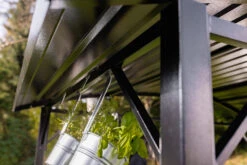 Grillfürst Premium Grillpavillon Aus Stahl Mit Wetterfestem Metalldach Und Ablageflächen -Grillzubehörladen Grillfuerst Grillpavillon Stahl Streben Detail