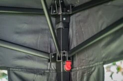 Grillfürst Pop-Up Pavillon / Grillpavillon / Gartenpavillon / Grillzelt 3x3m V3 - Mit Rauchabzug -Grillzubehörladen Grillfuerst Pavillon Stangen