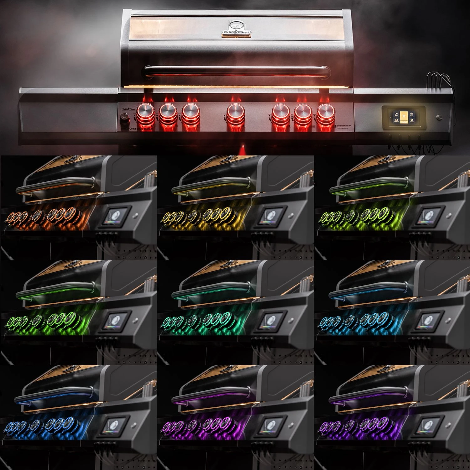 Grillfürst G521G Smart Grill - Mit Automatischer Temperatursteuerung, Hochtemperaturbrenner, Heckbrenner Und Gusseisen Rosten 8 Grillfürst G521G Smart Grill - Mit Automatischer Temperatursteuerung, Hochtemperaturbrenner, Heckbrenner Und Gusseisen Rosten – Bild 8