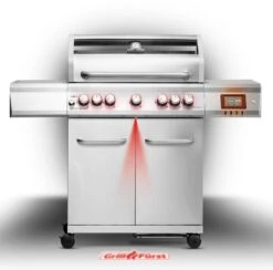 Grillfürst G521G Smart Grill - Mit Automatischer Temperatursteuerung, Hochtemperaturbrenner, Heckbrenner Und Gusseisen Rosten 28 Grillfürst G521G Smart Grill - Mit Automatischer Temperatursteuerung, Hochtemperaturbrenner, Heckbrenner Und Gusseisen Rosten -Grillzubehörladen Grillfuerst Smart Grill G521 mit Bodenprojektion