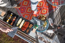 Knister Gasgrill - Ausziehbarer Kompaktgrill -Grillzubehörladen Knister Gasgrill Spiesse Grillrost