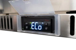 Napoleon Outdoor - Kühlschrank, 135 Liter, Linksdrehende Tür Mit Doppelverglasung Und LED Beleuchtung - Wasserdicht Nach IP24 -Grillzubehörladen NFR135ORGL Napoleon Kuehlschrank ECO Mode