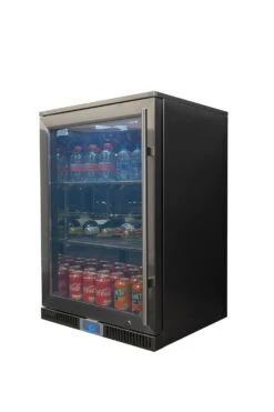 Napoleon Outdoor - Kühlschrank, 135 Liter, Linksdrehende Tür Mit Doppelverglasung Und LED Beleuchtung - Wasserdicht Nach IP24 -Grillzubehörladen Napoleon Outdoor Kuehlschrank Tuer links