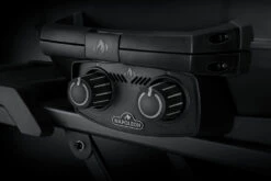 Napoleon Phantom TravelQ PRO285X Kompakt Gasgrill, Mattschwarz - Mit Klappbarem Wagen Inkl. Warmhalterost - Modell 2023 -Grillzubehörladen Napoleon Phantom TravelQ PRO285X drehregler