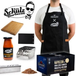 Napoleon Freestyle 425 Gasgrill - Mit Sizzle Zone - Limited Robin Schulz Barbecue Edition - Inkl. Mega Zubehörpaket -Grillzubehörladen Napoleon Robin Schulz Barbecue Zubehoerpaket