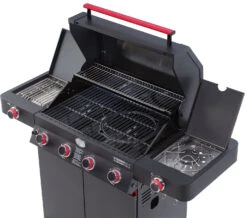 Rösle Videro G4-S VARIO+ Schwarz Gasgrill - FC Bayern Edition - Inkl. FC Bayern Abdeckhaube, Grillzange, Grillbürste Und Grillhandschuhe -Grillzubehörladen Roesle Videro G4 S FC Bayern Overview