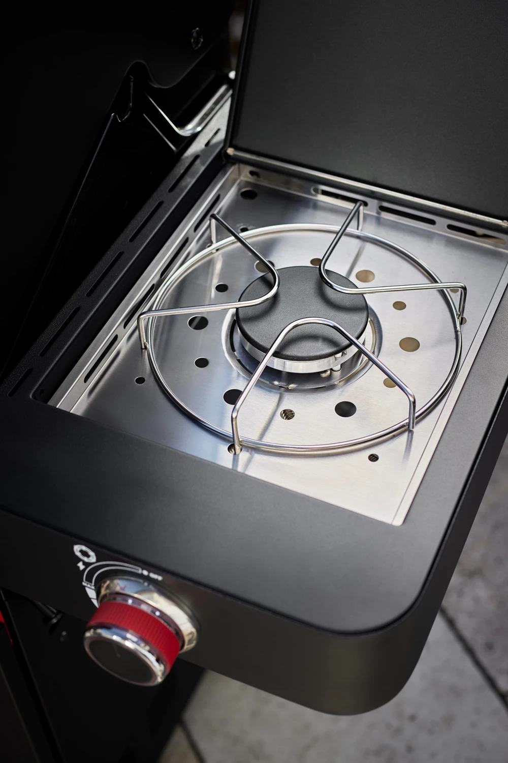 Rösle Videro G2-S VARIO+ Schwarz Gasgrill - FC Bayern Edition 13 Rösle Videro G2-S VARIO+ Schwarz Gasgrill - FC Bayern Edition – Bild 13